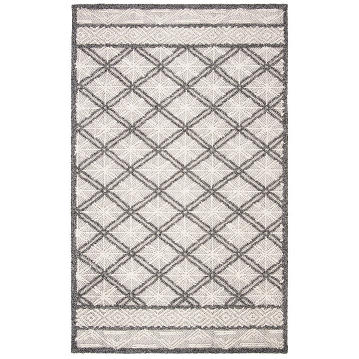 SAFAVIEH Trace TRC222F Handmade Grey / Beige Rug Image 1