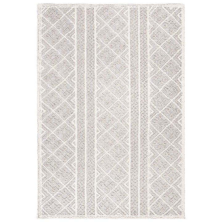 SAFAVIEH Trace TRC229F Handmade Grey / Beige Rug Image 1