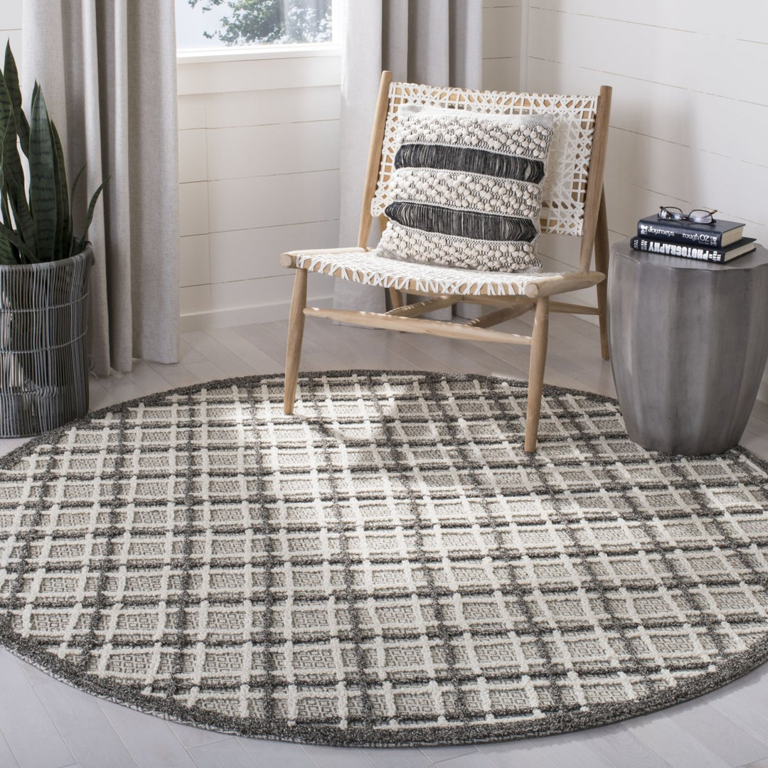 SAFAVIEH Trace TRC251G Dark Grey / Light Grey Rug Image 8