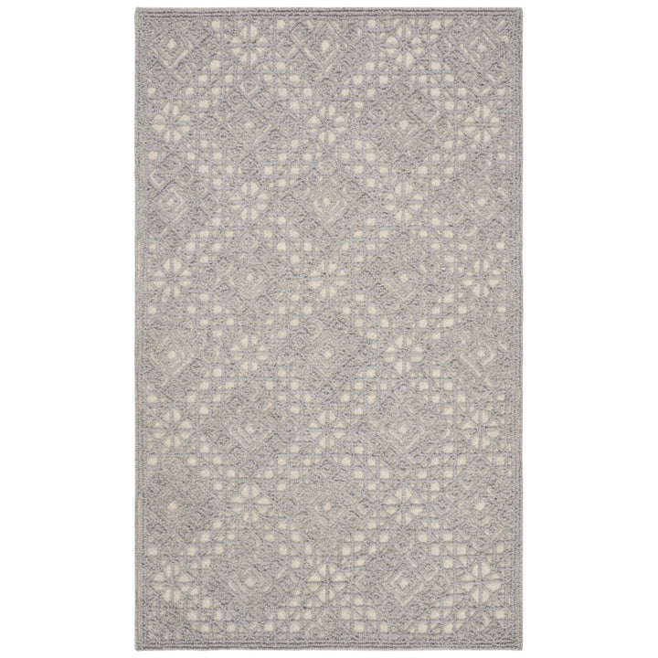 SAFAVIEH Trace Collection TRC255G Handmade Grey/Grey Rug Image 1