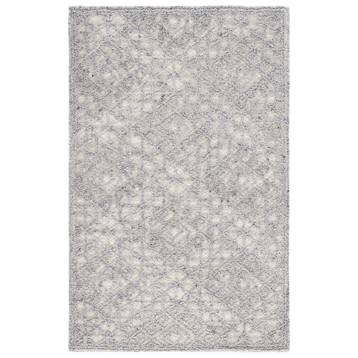 SAFAVIEH Trace Collection TRC255G Handmade Grey/Grey Rug Image 1