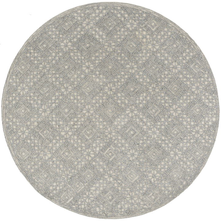 SAFAVIEH Trace Collection TRC255G Handmade Grey/Grey Rug Image 6