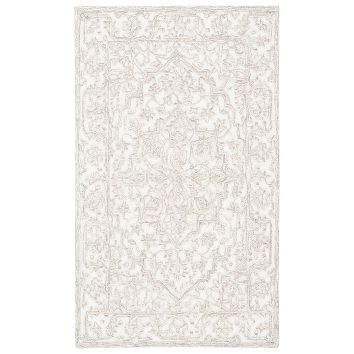 SAFAVIEH Trace TRC302A Handmade Ivory / Natural Rug Image 1