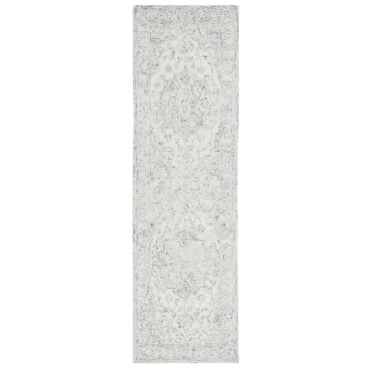 SAFAVIEH Trace TRC302H Handmade Ivory / Charcoal Rug Image 1