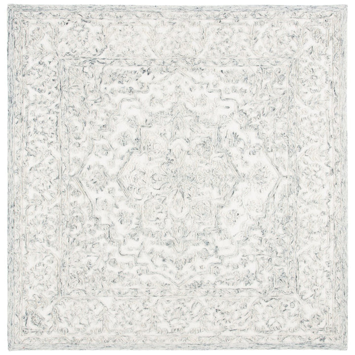 SAFAVIEH Trace TRC302H Handmade Ivory / Charcoal Rug Image 1