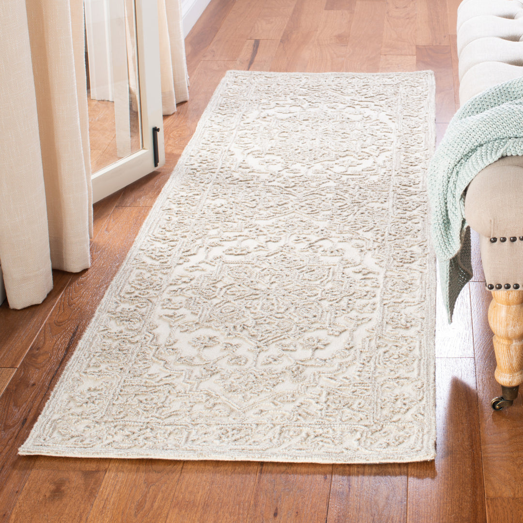 SAFAVIEH Trace TRC302A Handmade Ivory / Natural Rug Image 9