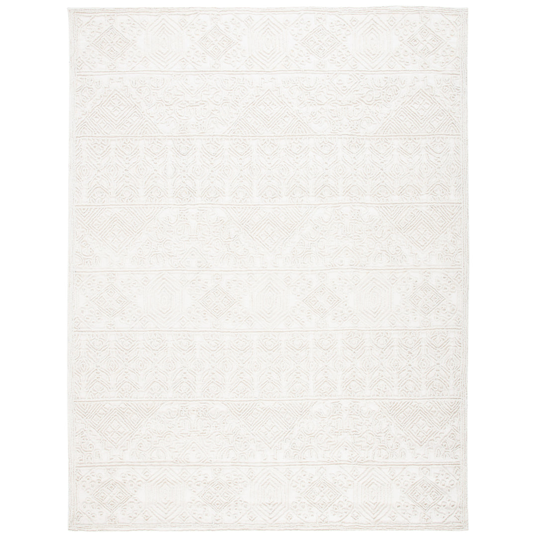 SAFAVIEH Trace Collection TRC401A Handmade Ivory Rug Image 1