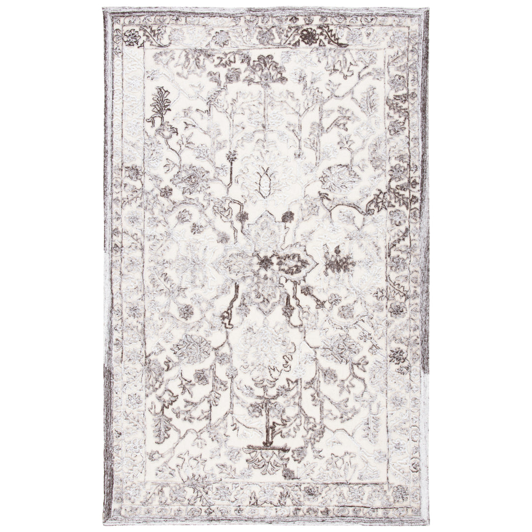 SAFAVIEH Trace TRC303T Handmade Brown / Ivory Rug Image 1