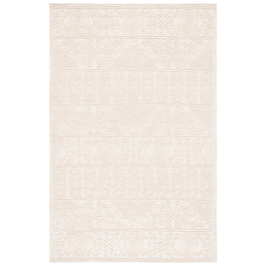 SAFAVIEH Trace Collection TRC401A Handmade Ivory Rug Image 1