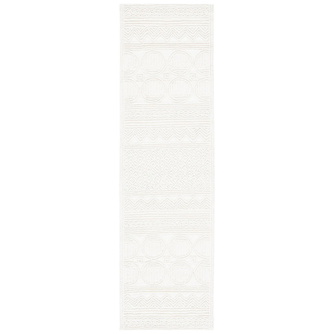 SAFAVIEH Trace Collection TRC402A Handmade Ivory Rug Image 1