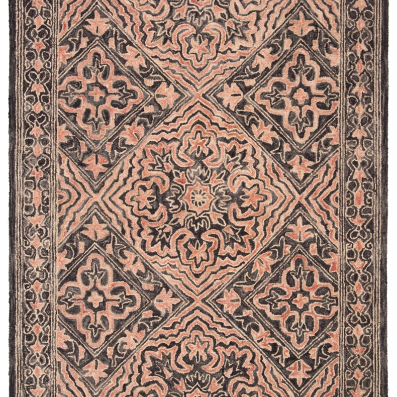 SAFAVIEH Trace Collection TRC507Z Handmade Black/Red Rug Image 11