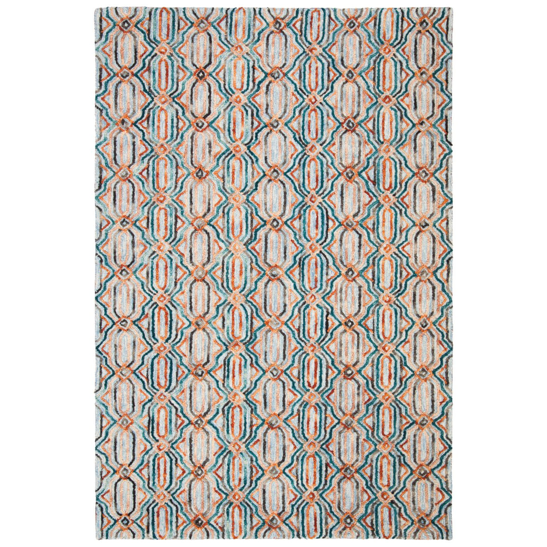 SAFAVIEH Trace TRC511M Handmade Light Blue / Blue Rug Image 1