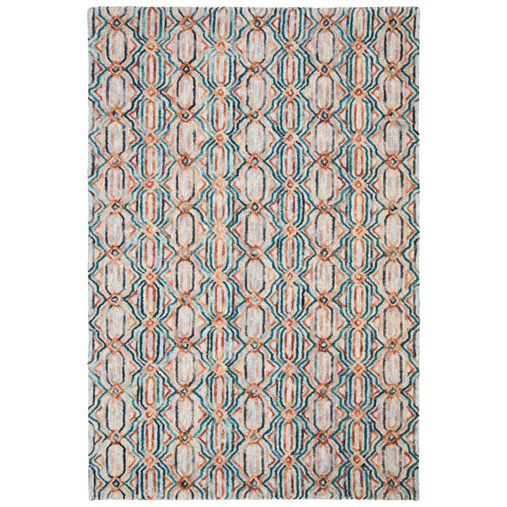 SAFAVIEH Trace TRC511M Handmade Light Blue / Blue Rug Image 1