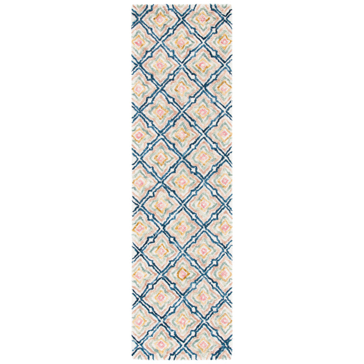 SAFAVIEH Trace TRC512A Handmade Ivory / Navy Rug Image 5