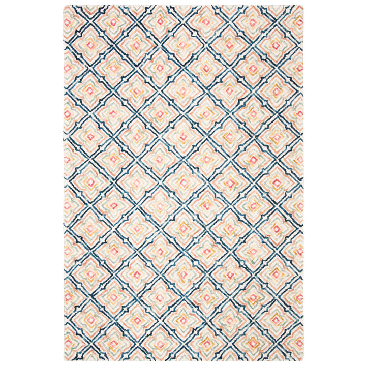 SAFAVIEH Trace TRC512A Handmade Ivory / Navy Rug Image 11