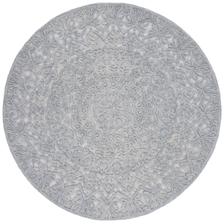 SAFAVIEH Trace Collection TRC601F Light Grey Rug Image 1