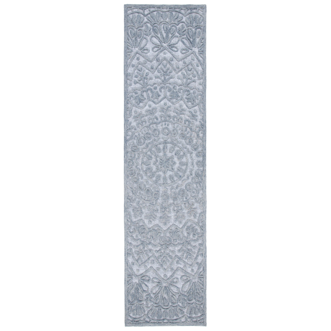 SAFAVIEH Trace Collection TRC601F Light Grey Rug Image 5