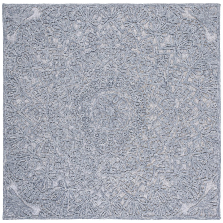 SAFAVIEH Trace Collection TRC601F Light Grey Rug Image 1