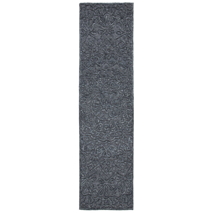 SAFAVIEH Trace Collection TRC601H Dark Grey Rug Image 5