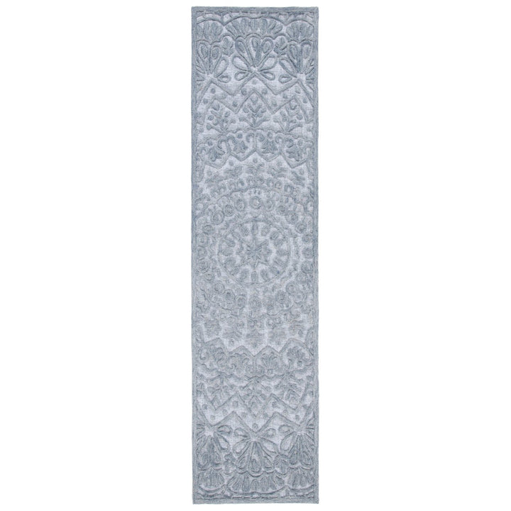 SAFAVIEH Trace Collection TRC601F Light Grey Rug Image 1