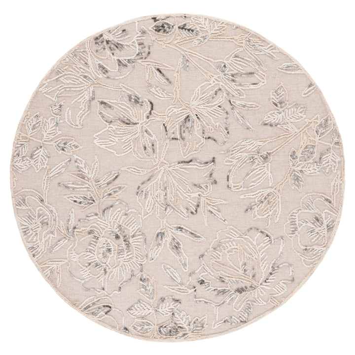 SAFAVIEH Trace TRC803B Handmade Beige / Grey Rug Image 4