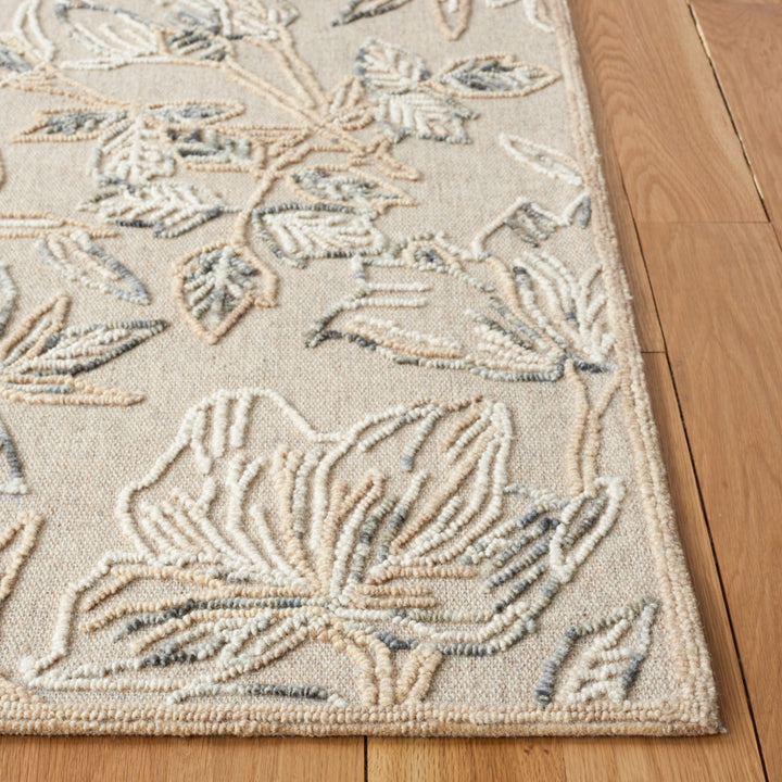 SAFAVIEH Trace TRC803B Handmade Beige / Grey Rug Image 7