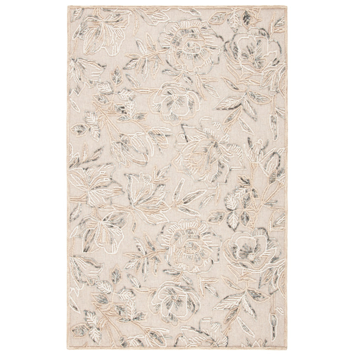 SAFAVIEH Trace TRC803B Handmade Beige / Grey Rug Image 10