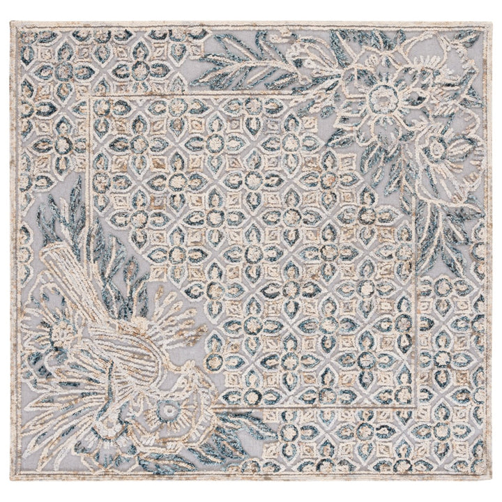 SAFAVIEH Trace TRC801F Handmade Grey / Beige Rug Image 1