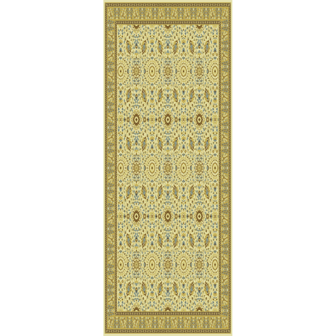 SAFAVIEH Treasures TRE215-1222 Ivory / Caramel Rug Image 1