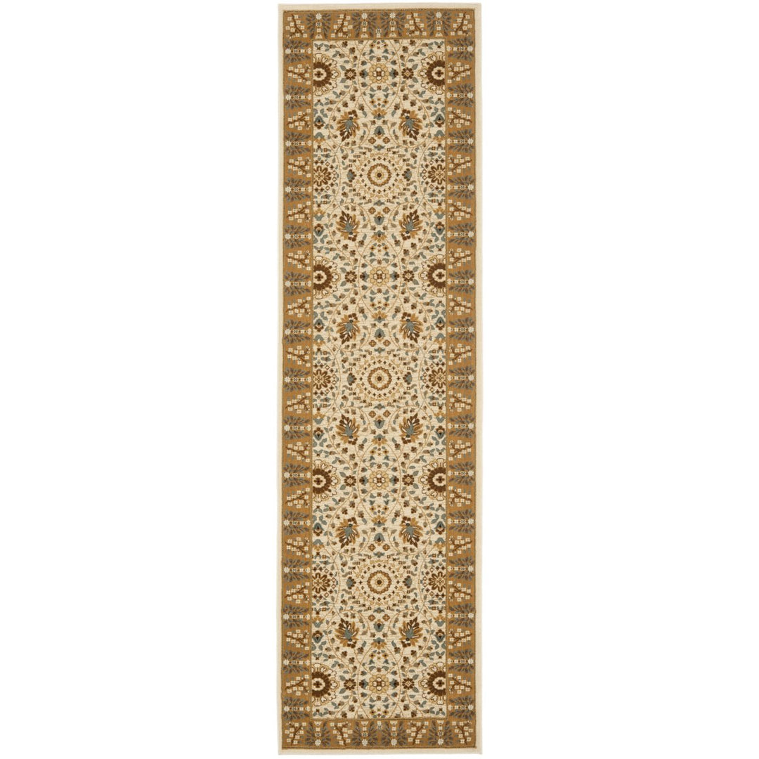 SAFAVIEH Treasures TRE215-1222 Ivory / Caramel Rug Image 1