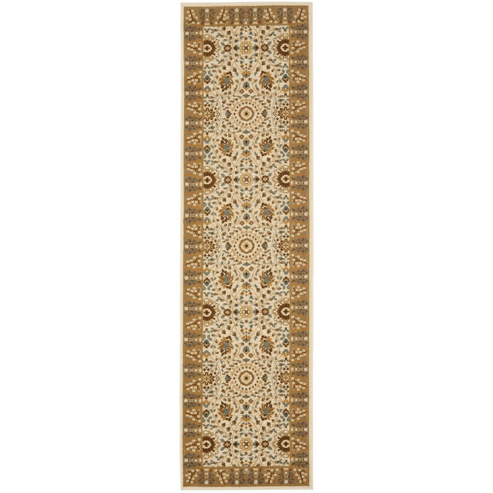 SAFAVIEH Treasures TRE215-1222 Ivory / Caramel Rug Image 1