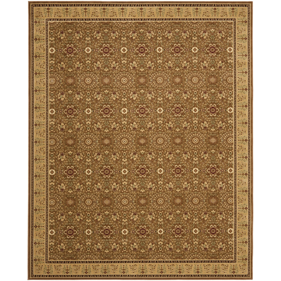 SAFAVIEH Treasures TRE215-4922 Olive / Caramel Rug Image 1