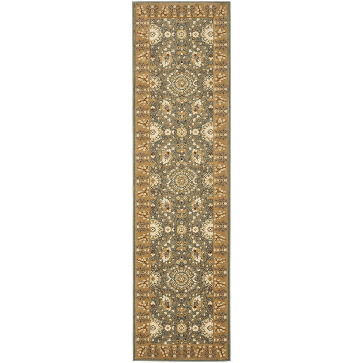 SAFAVIEH Treasures TRE215-6522 Blue / Caramel Rug Image 1