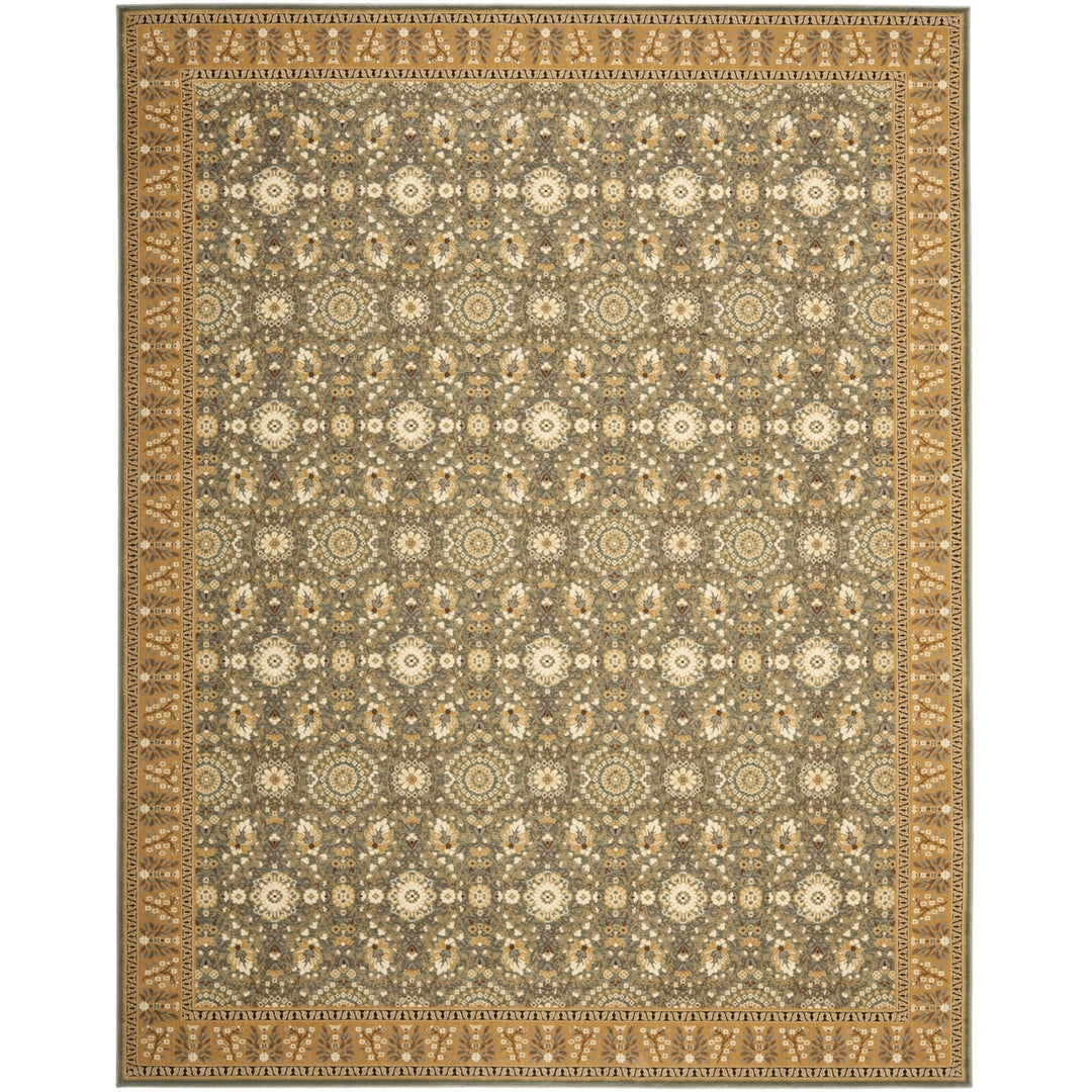 SAFAVIEH Treasures TRE215-6522 Blue / Caramel Rug Image 3