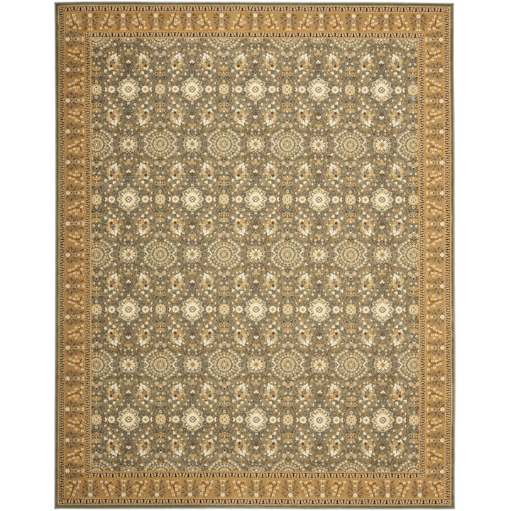 SAFAVIEH Treasures TRE215-6522 Blue / Caramel Rug Image 1