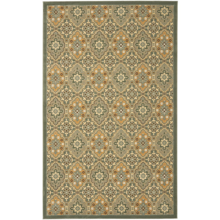 SAFAVIEH Treasures Collection TRE217-6520 Blue / Gold Rug Image 3