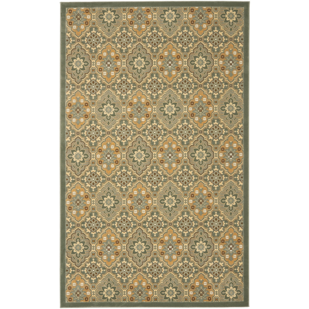 SAFAVIEH Treasures Collection TRE217-6520 Blue / Gold Rug Image 1