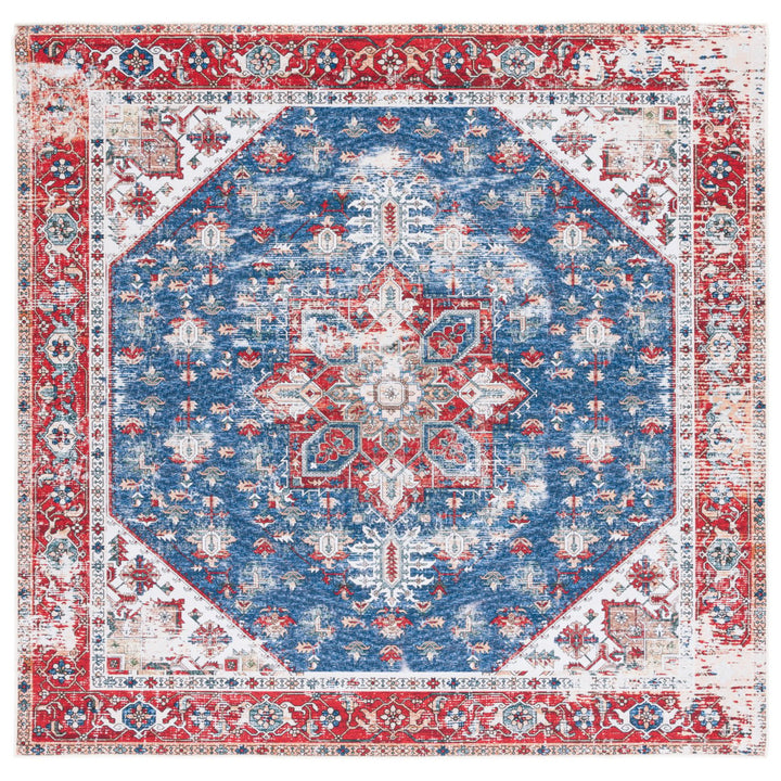 SAFAVIEH TSN102M Tucson Blue / Red Image 1