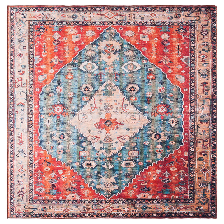 SAFAVIEH TSN104B Tucson Beige / Blue Image 4