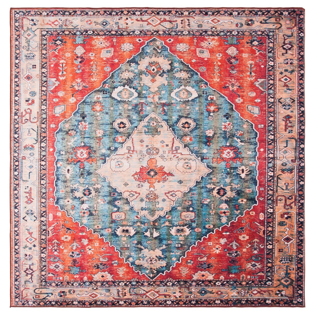 SAFAVIEH TSN104B Tucson Beige / Blue Image 1