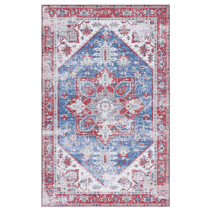 SAFAVIEH TSN102M Tucson Blue / Red Image 1