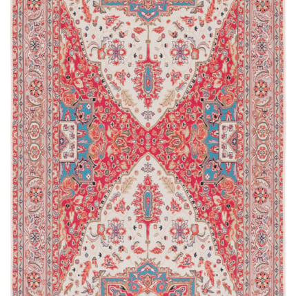 SAFAVIEH Tucson Collection TSN107Q Red / Beige Rug Image 1