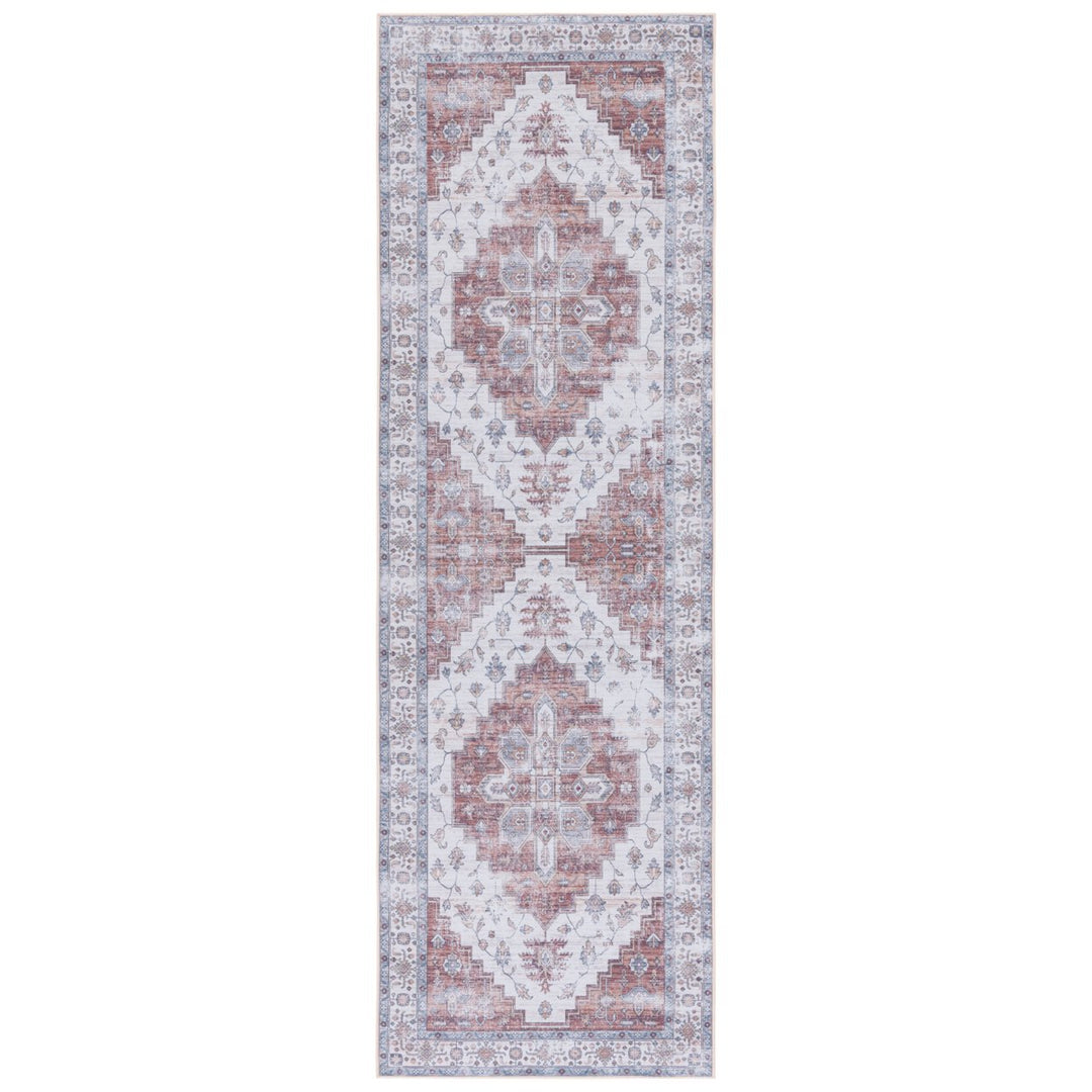 SAFAVIEH Tucson Collection TSN109A Ivory / Rust Rug Image 1