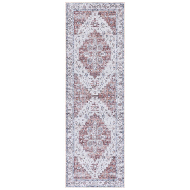 SAFAVIEH Tucson Collection TSN109A Ivory / Rust Rug Image 1