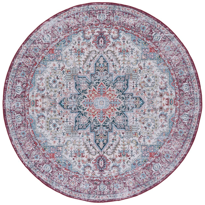 SAFAVIEH Tucson Collection TSN113A Ivory / Red Rug Image 1