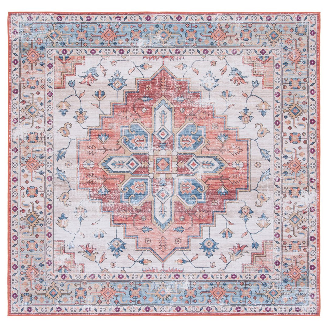 SAFAVIEH TSN109B Tucson Beige / Blue Image 1