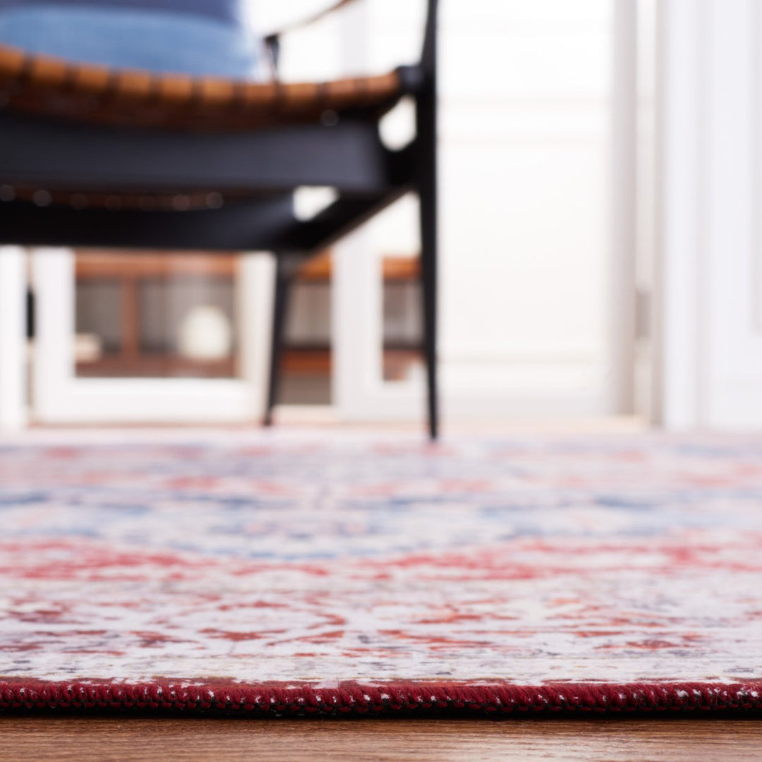 SAFAVIEH Tucson Collection TSN115M Blue / Red Rug Image 8