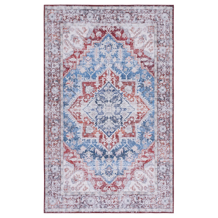 SAFAVIEH Tucson Collection TSN115M Blue / Red Rug Image 1