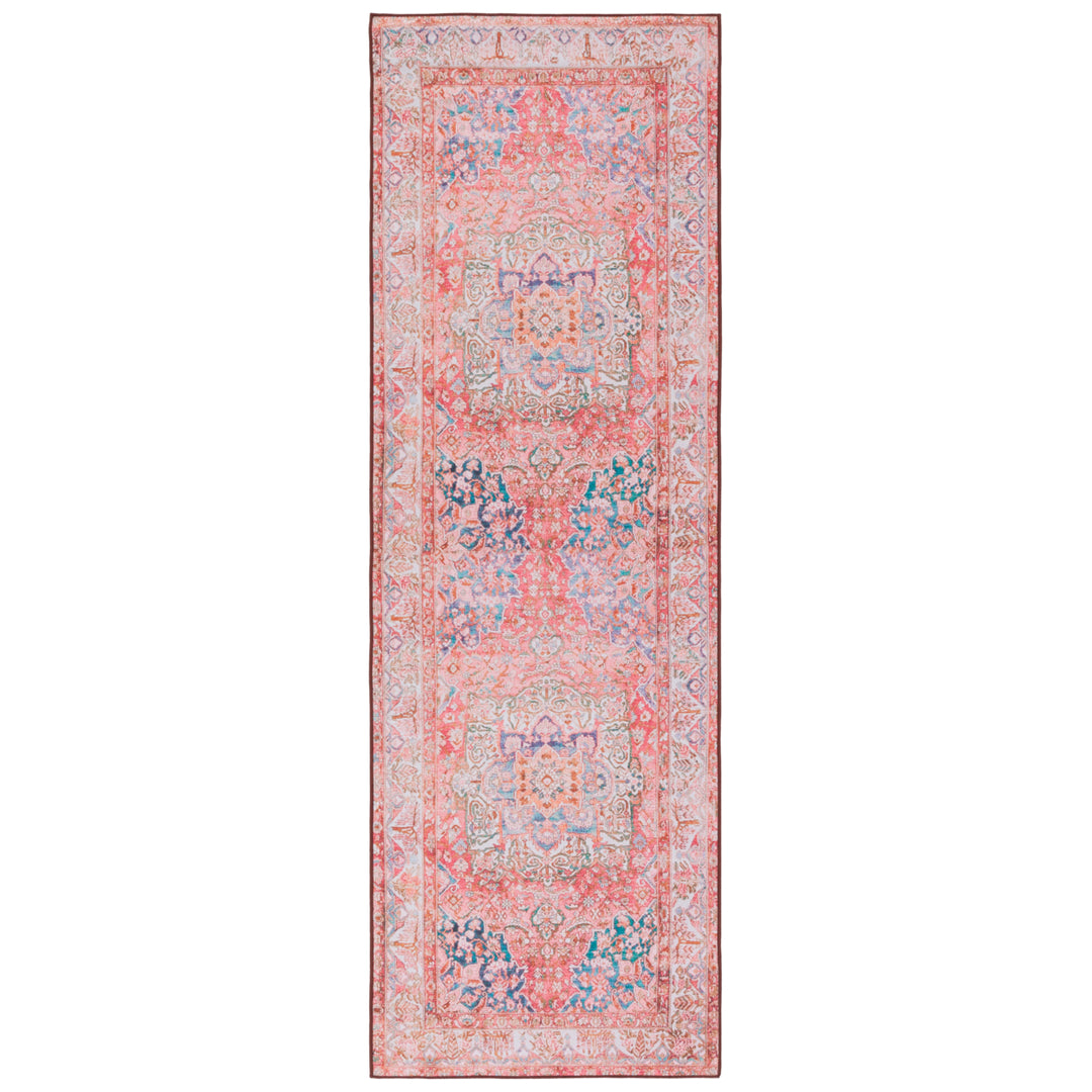 SAFAVIEH Tucson Collection TSN122R Rose / Beige Rug Image 5