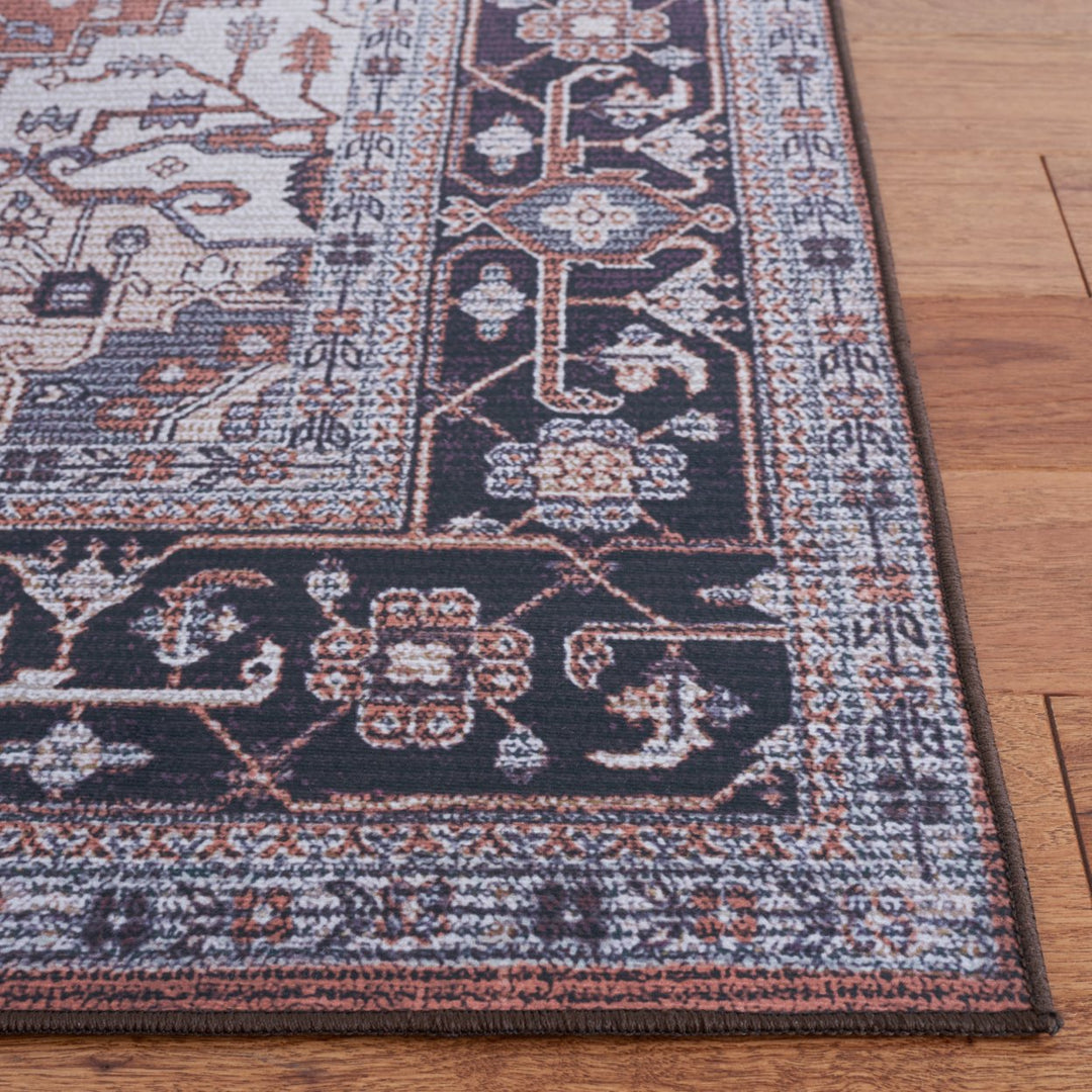 SAFAVIEH Tucson Collection TSN128P Rust / Navy Rug Image 6